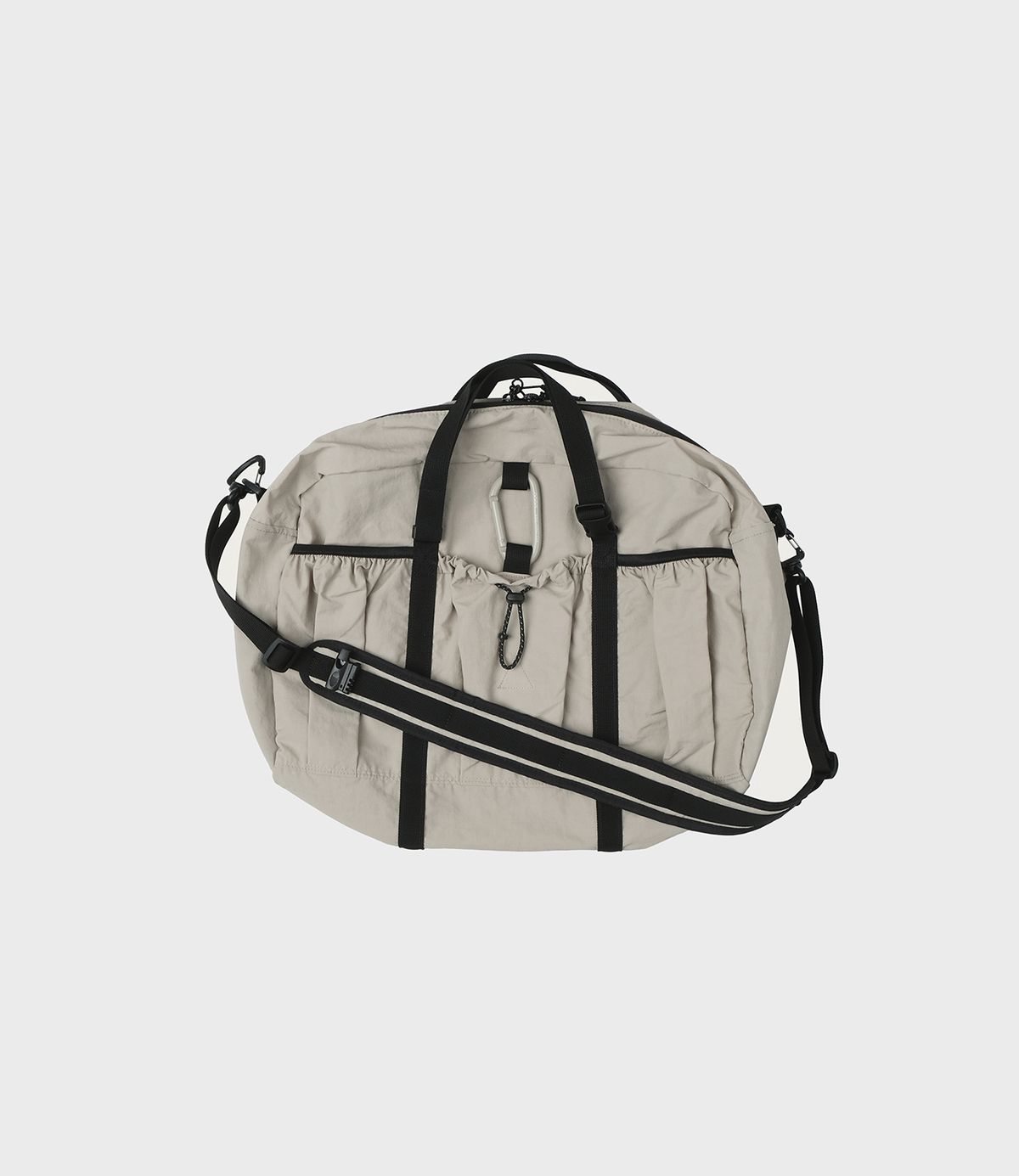 에메모가든(MMOGARDEN) mmo boston bag 075 / nylon slub greige
