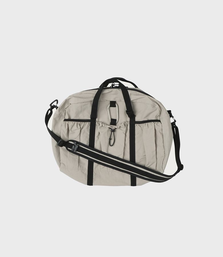 mmo boston bag 075 / nylon slub greige