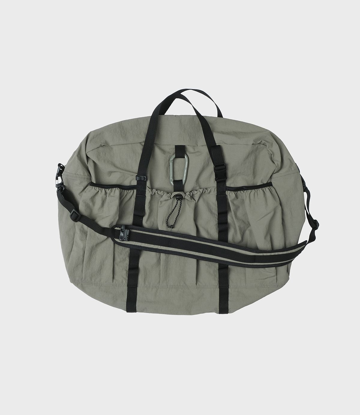 에메모가든(MMOGARDEN) mmo boston bag 095 / nylon slub soft khaki
