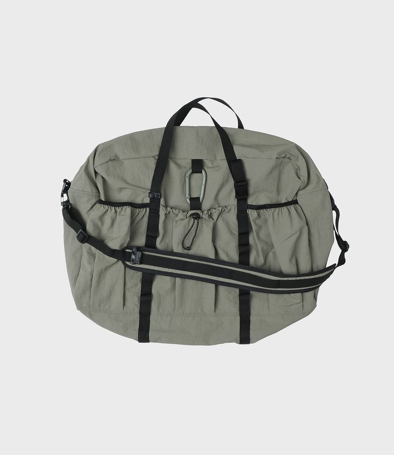 mmo boston bag 095 / nylon slub soft khaki