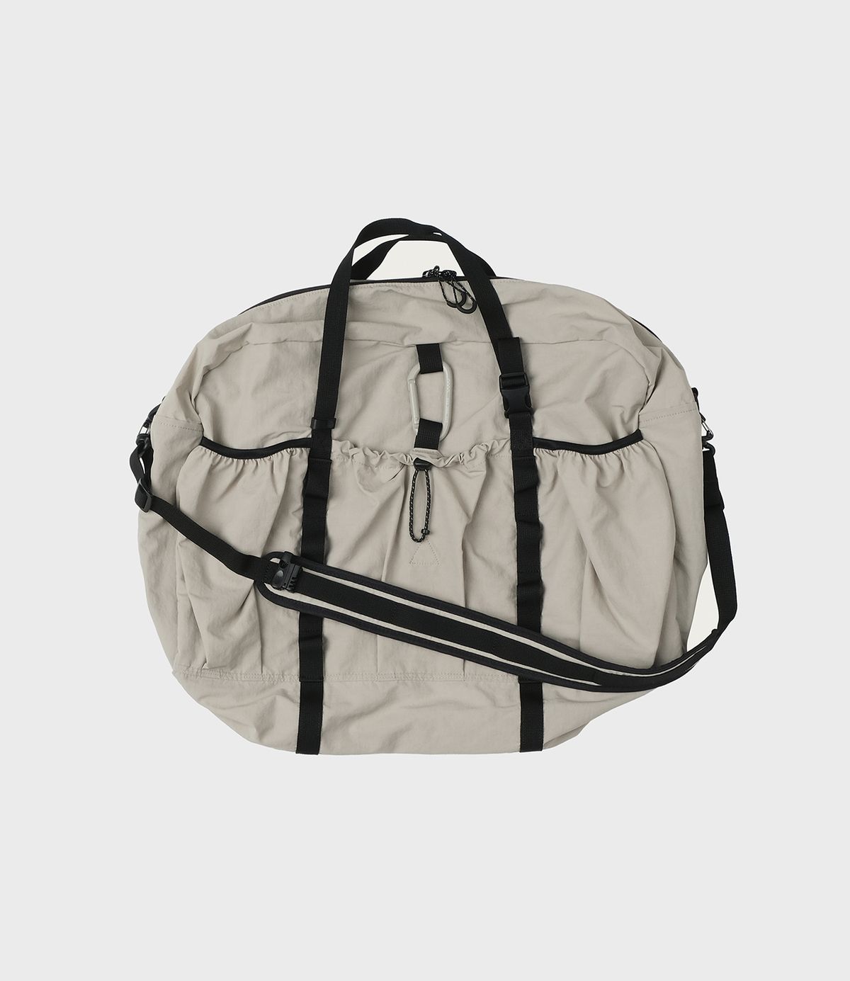 에메모가든(MMOGARDEN) mmo boston bag 095 / nylon slub greige