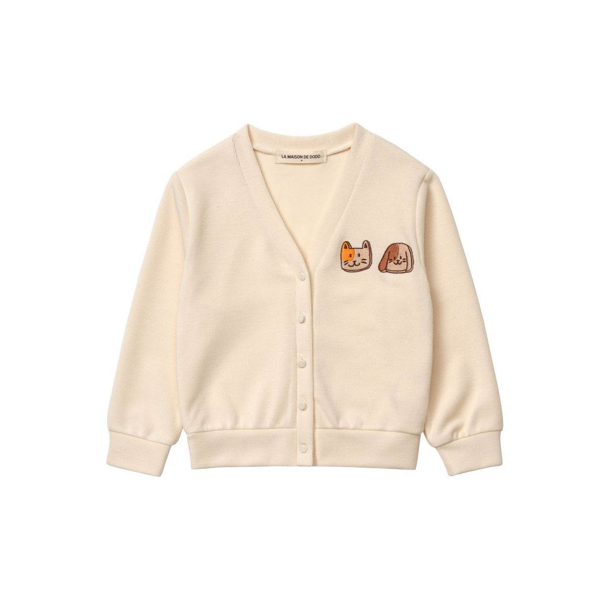라메종드도도(LA MAISON DE DODO) Simply Dodo Cardigan with Cat and Dog  가디건