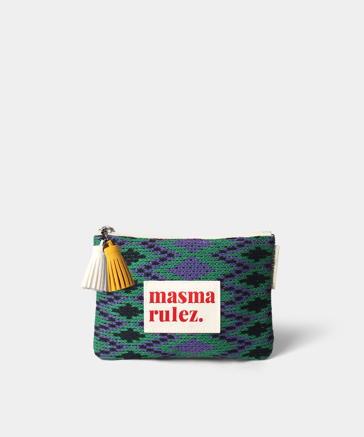 마스마룰즈(MASMARULEZ) Basic pouch _ 니트 지그재그