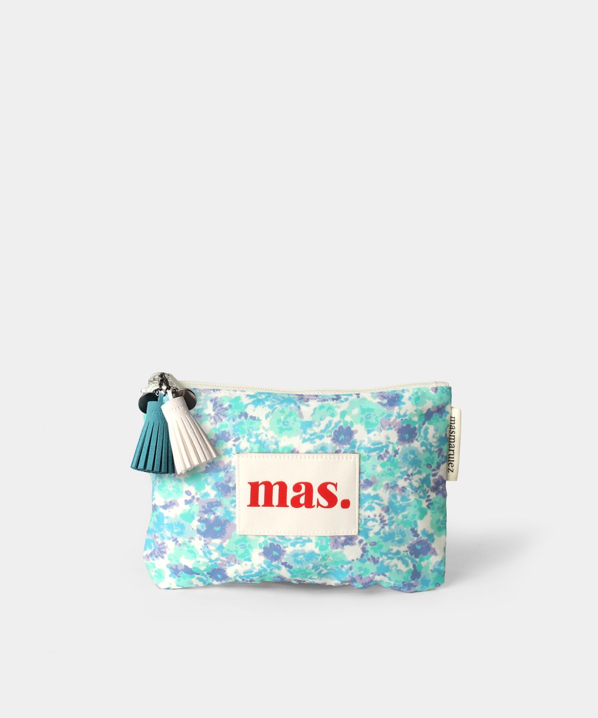마스마룰즈(MASMARULEZ) Basic pouch _ 믹스플라워 민트퍼플