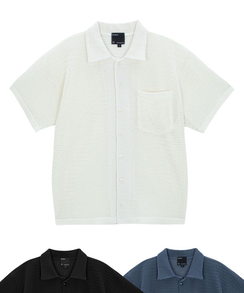 Crochet 1/2 shirts (ecru)