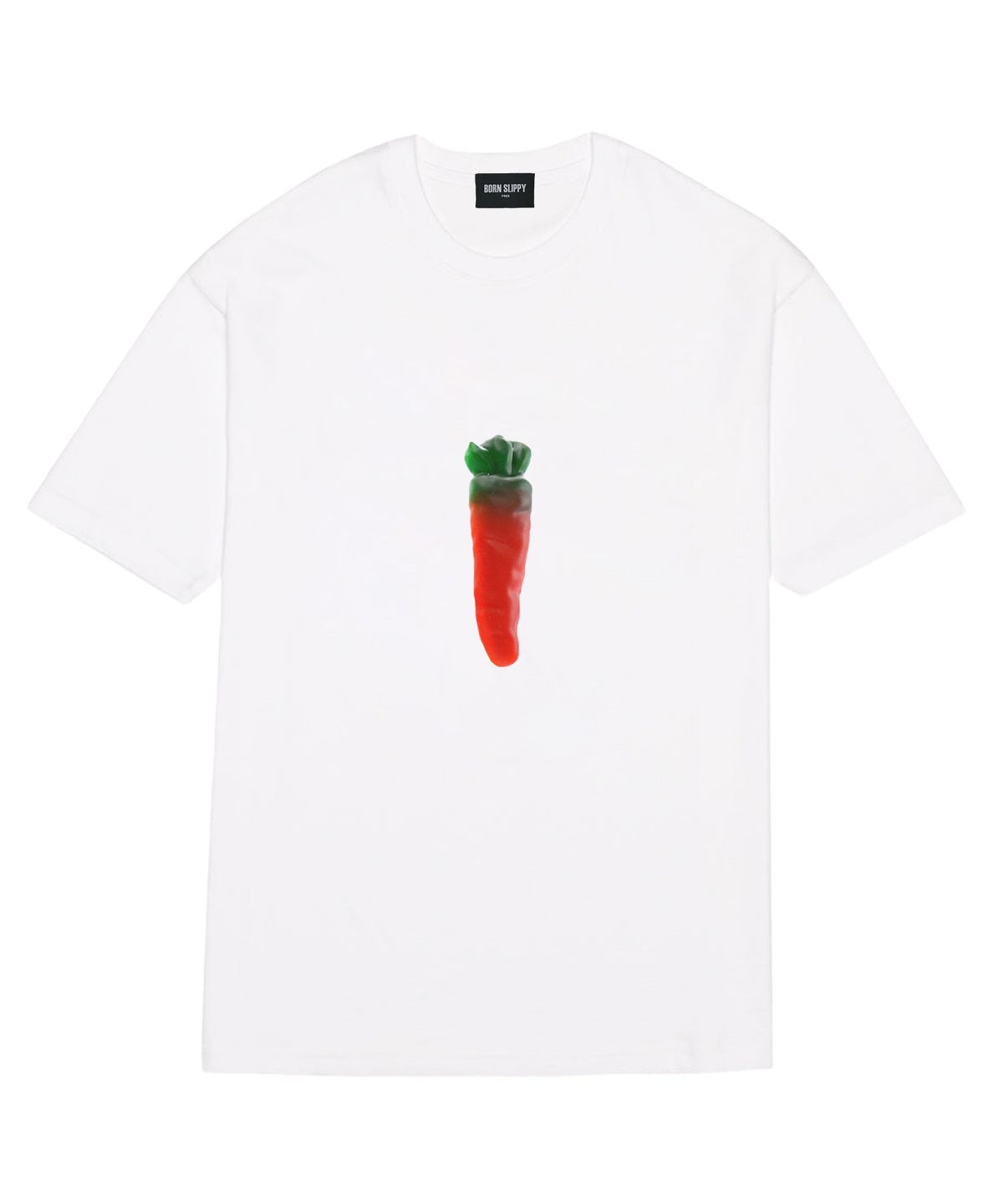 본슬리피(BORN SLIPPY) Carrot Jelly T-shirt (White)