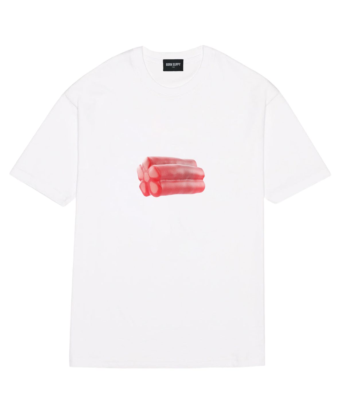 본슬리피(BORN SLIPPY) Clover Bar Jelly T-shirt (White)