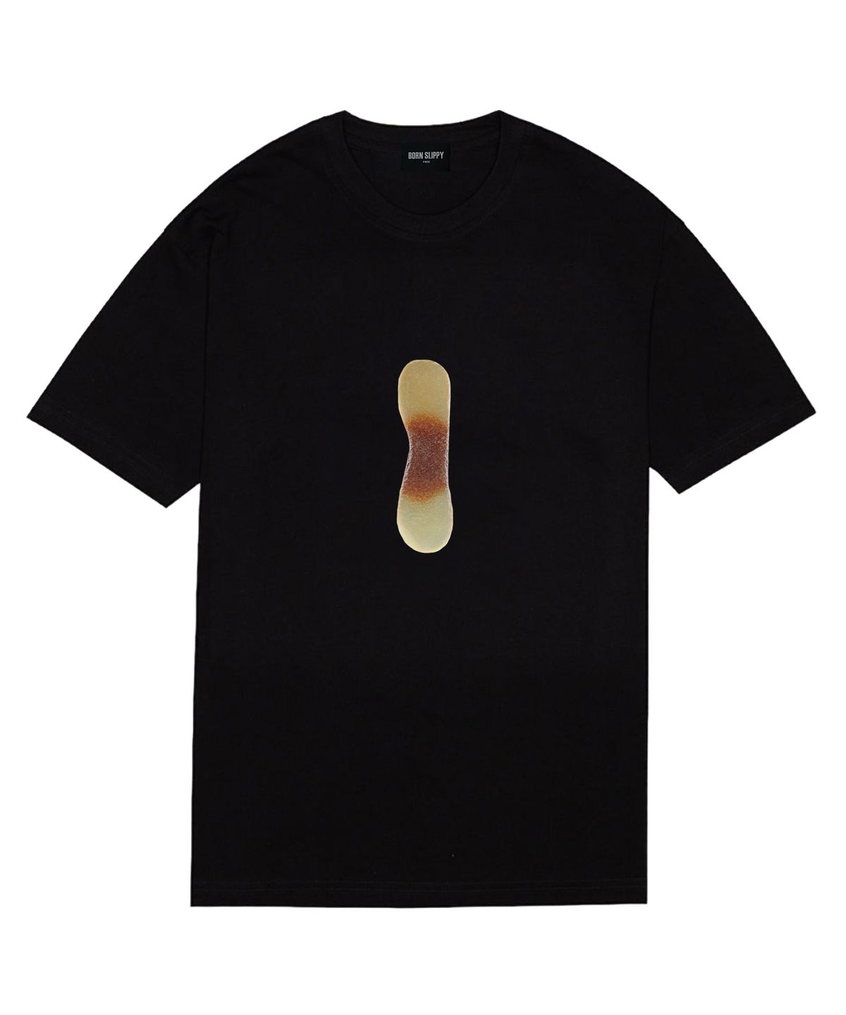 본슬리피(BORN SLIPPY) Cola Tongue Jelly T-shirt (Black)