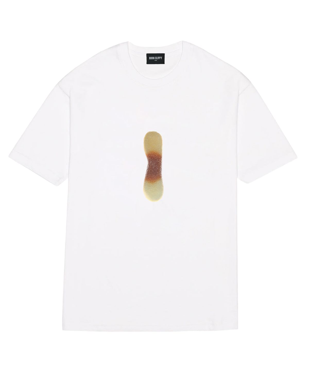본슬리피(BORN SLIPPY) Cola Tongue Jelly T-shirt (White)