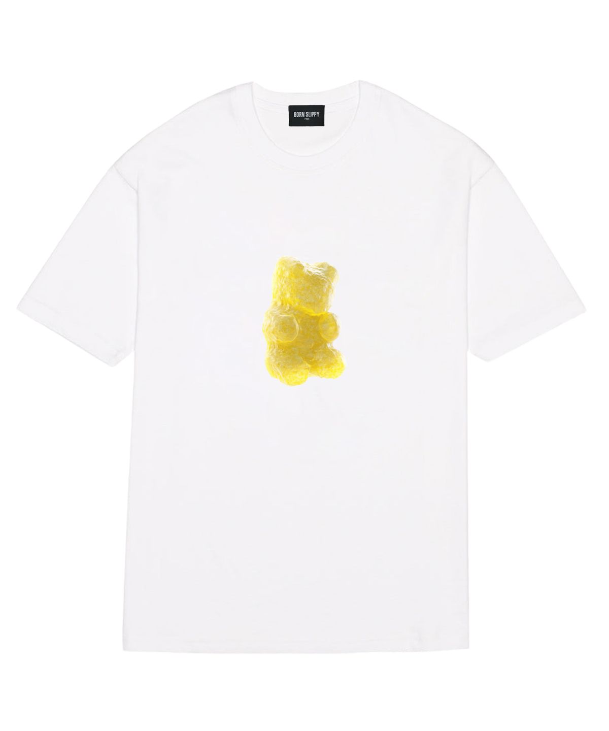본슬리피(BORN SLIPPY) Gummy Bear(Yellow) T-shirt (White)