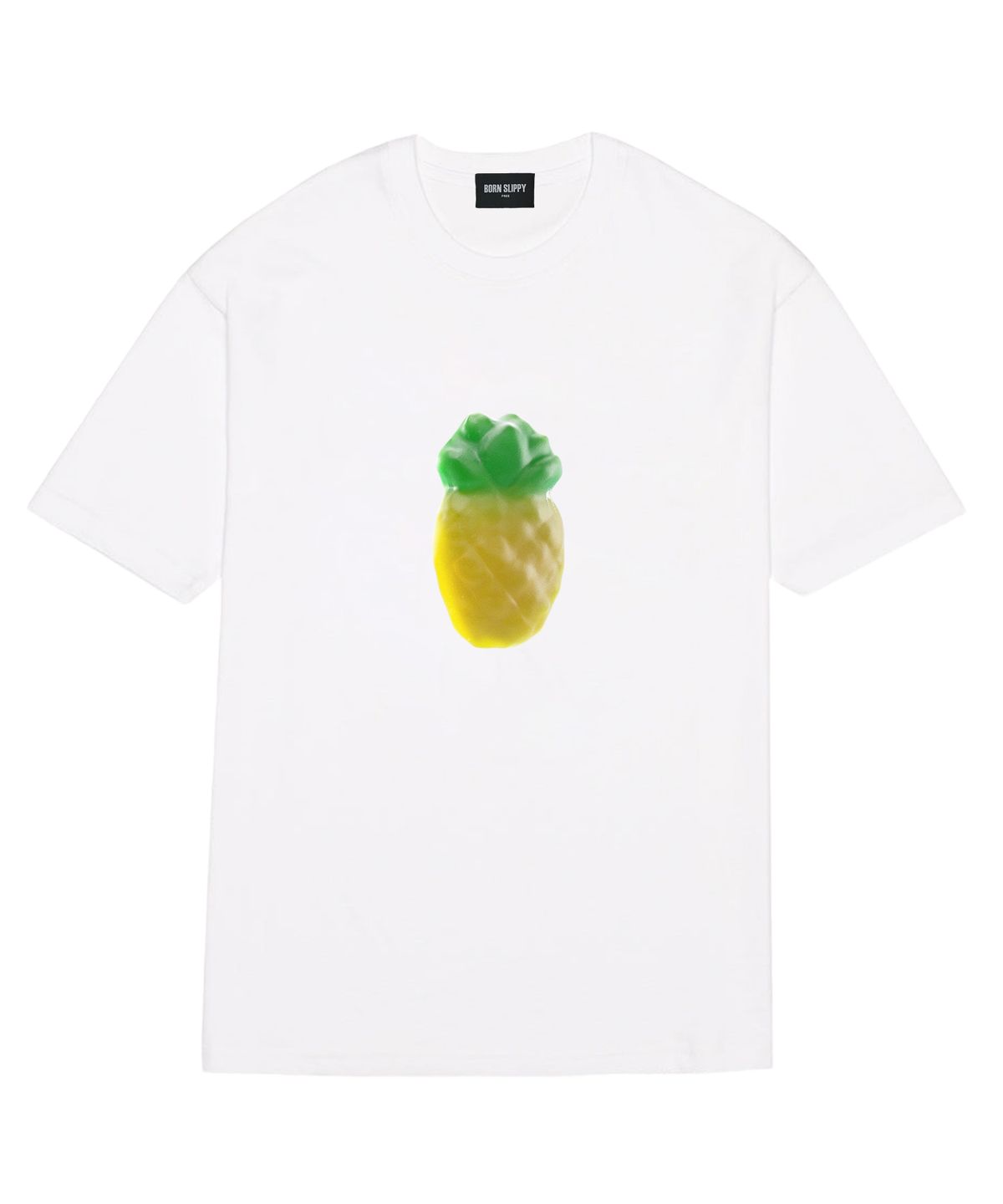본슬리피(BORN SLIPPY) Pineapple Jelly T-shirt (White)