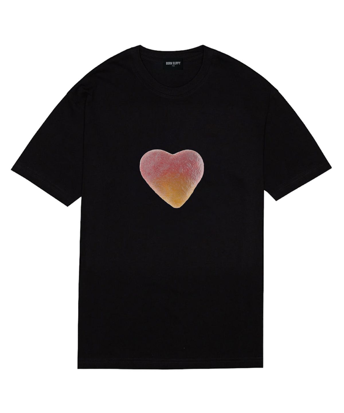 본슬리피(BORN SLIPPY) Sour Heart Jelly T-shirt (Black)