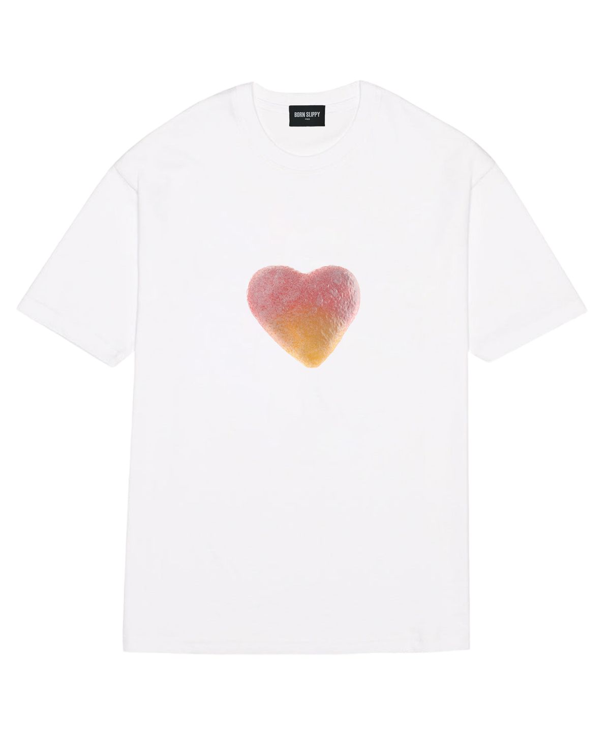 본슬리피(BORN SLIPPY) Sour Heart Jelly T-shirt (White)