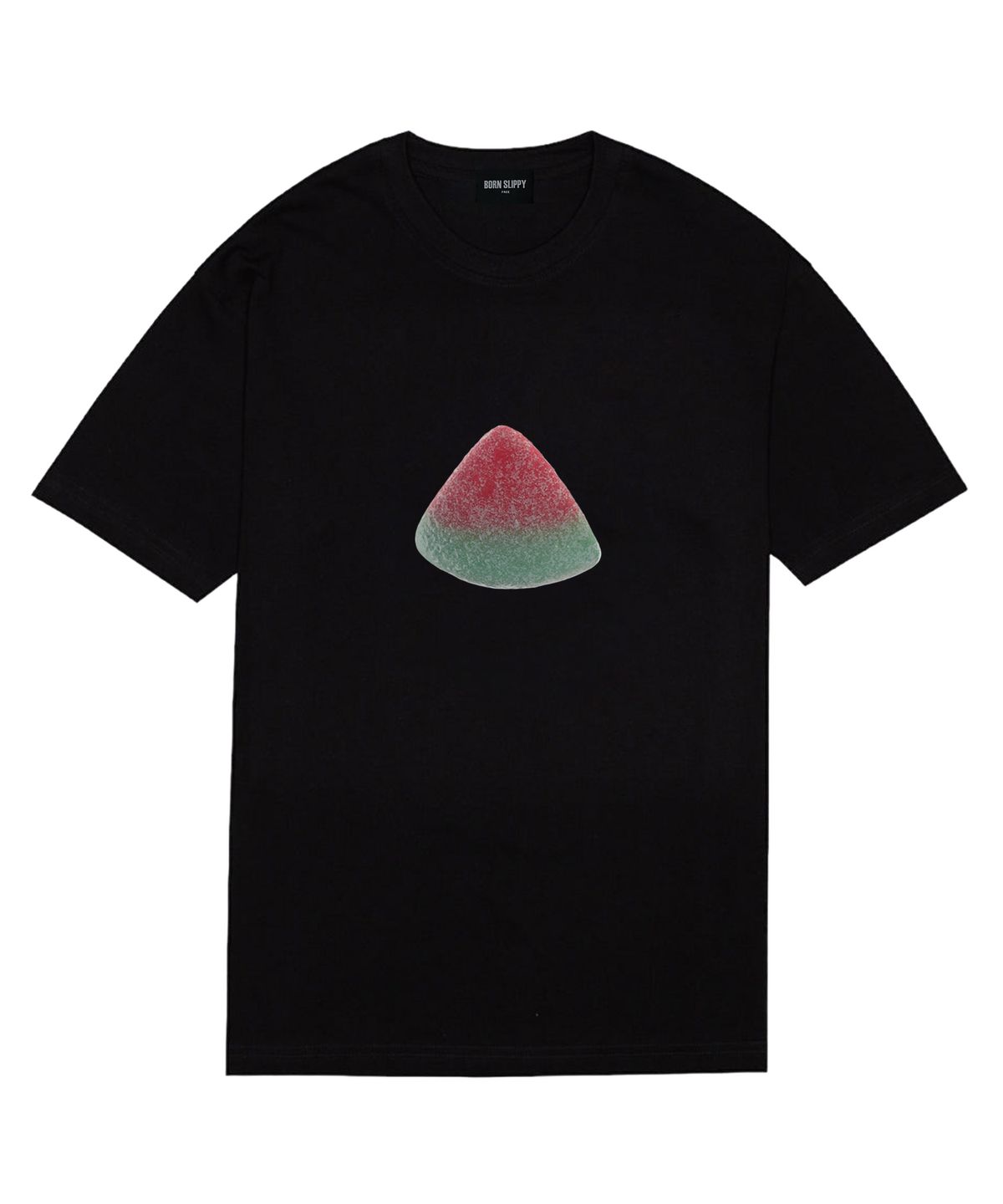 본슬리피(BORN SLIPPY) Watermelon Jelly T-shirt (Black)
