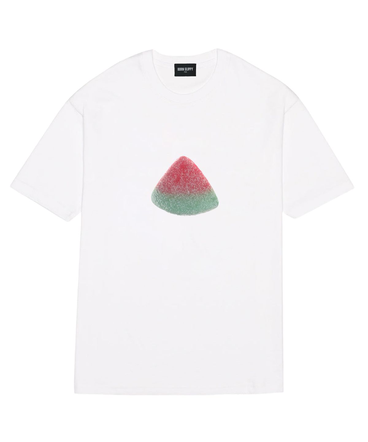 본슬리피(BORN SLIPPY) Watermelon Jelly T-shirt (White)
