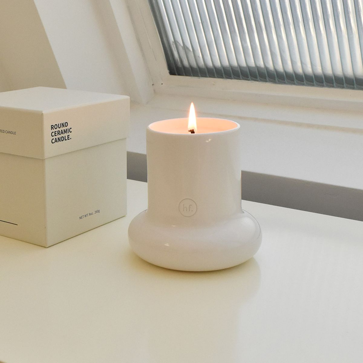 허니플라밍고(HONEY FLAMINGO) Round ceramic candle (세가지 향)