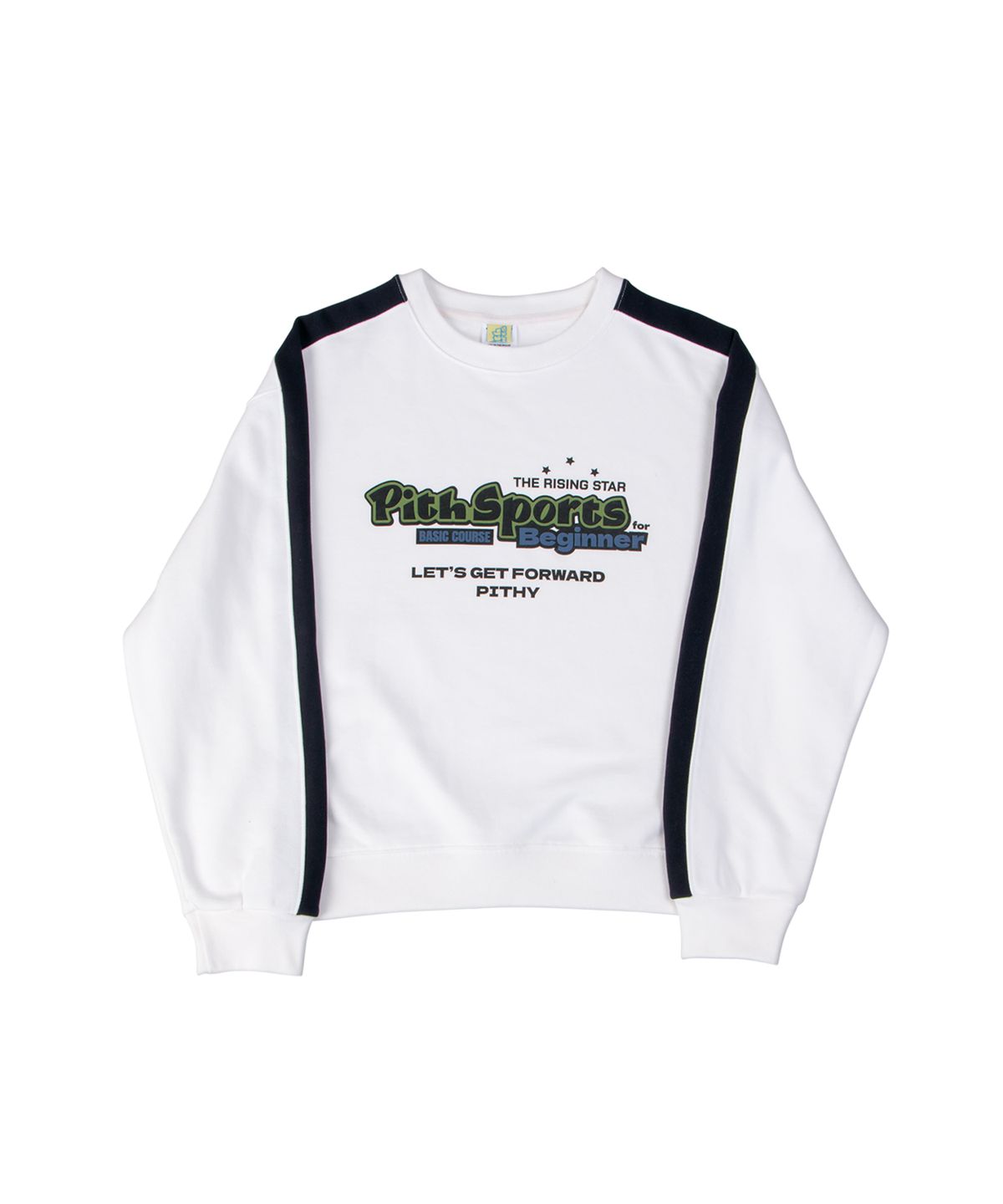 피스스포츠(PITHSPORTS) Beginner Sweatshirt (White/Navy)