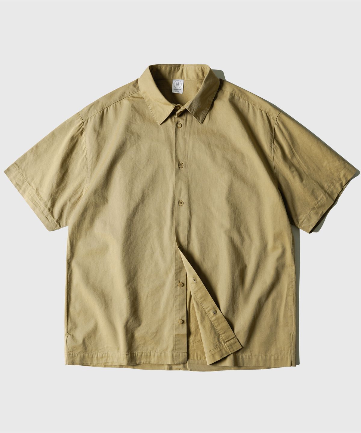 제멋(JEMUT) 퓨어 오버핏 반팔셔츠 6종 베이지 OYSS2499