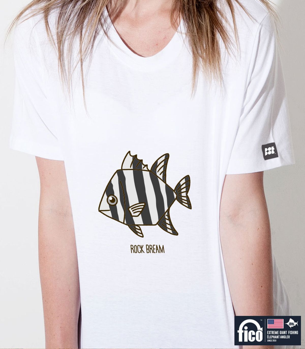 돌돌(DOLDOL) FICO_tshirts-205 익스트림 낚시 브랜드 피코 시즌2 캐릭터 그래픽 디자인 티셔츠