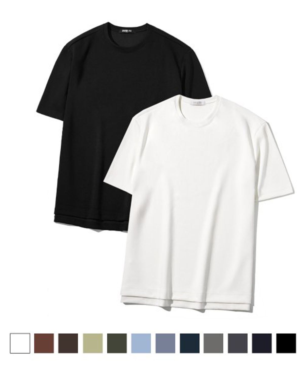 드로우핏(DRAW FIT) 에센셜 베이직 티셔츠 [2PACK]