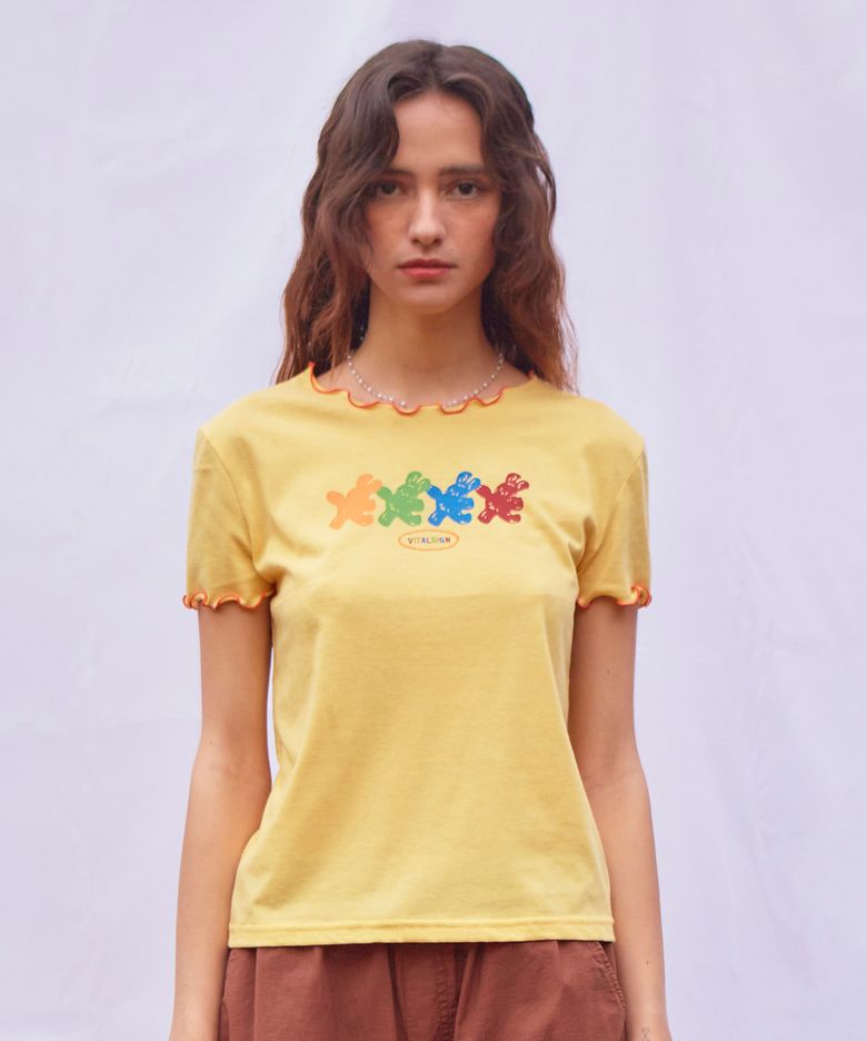 Rabbit Interlock T-Shirt (2colors)