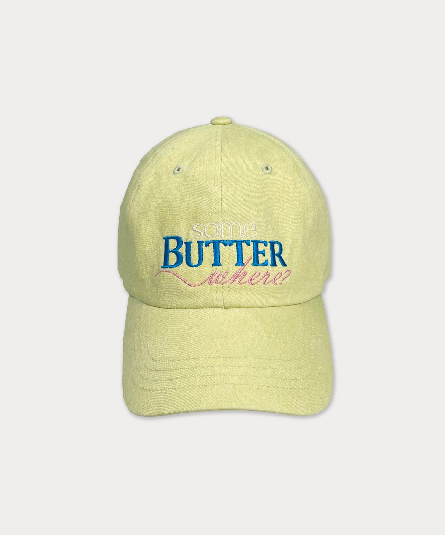 MUSINSA公式 | SOMEWHEREBUTTER vintage ball cap - lime