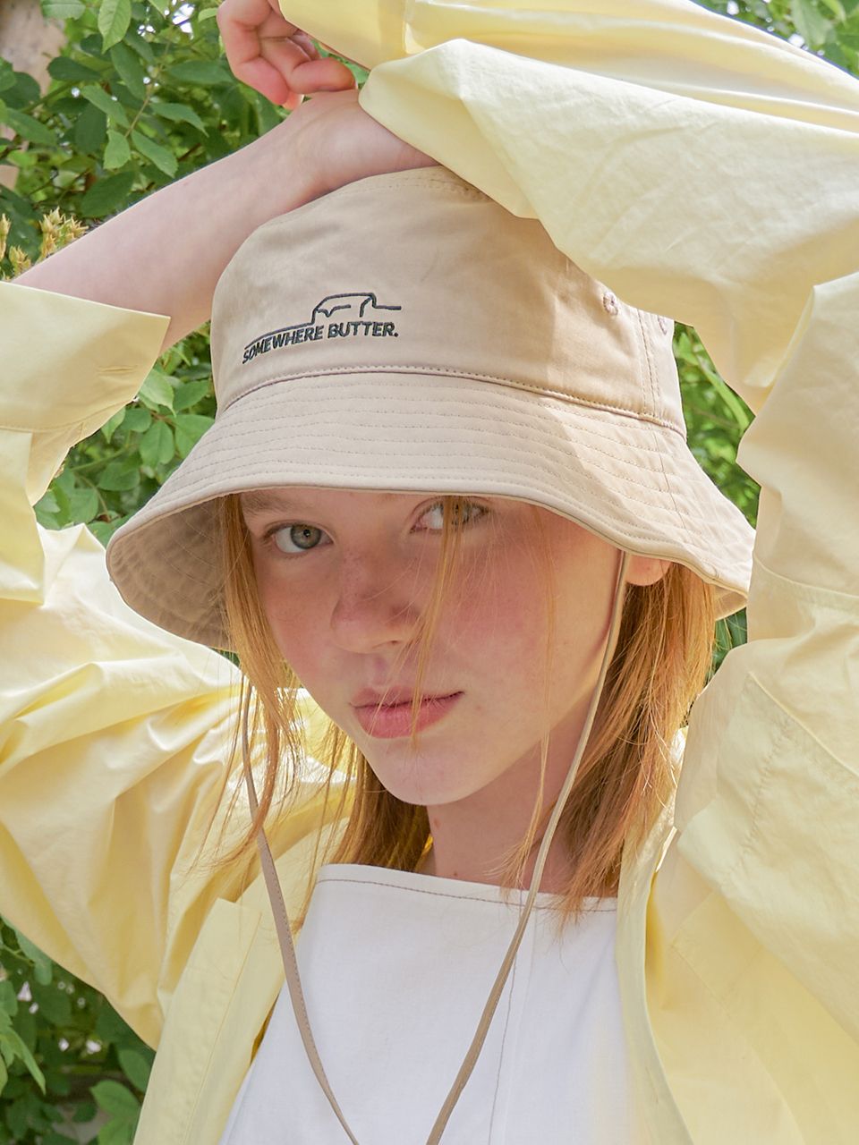 ハット somewherebutter butter safari hat beige B23BQ001150AF MUSINSA公式 | SOMEWHEREBUTTER butter safari hat - beige