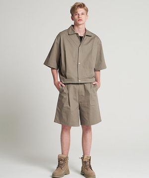 셋업 사파리 카키