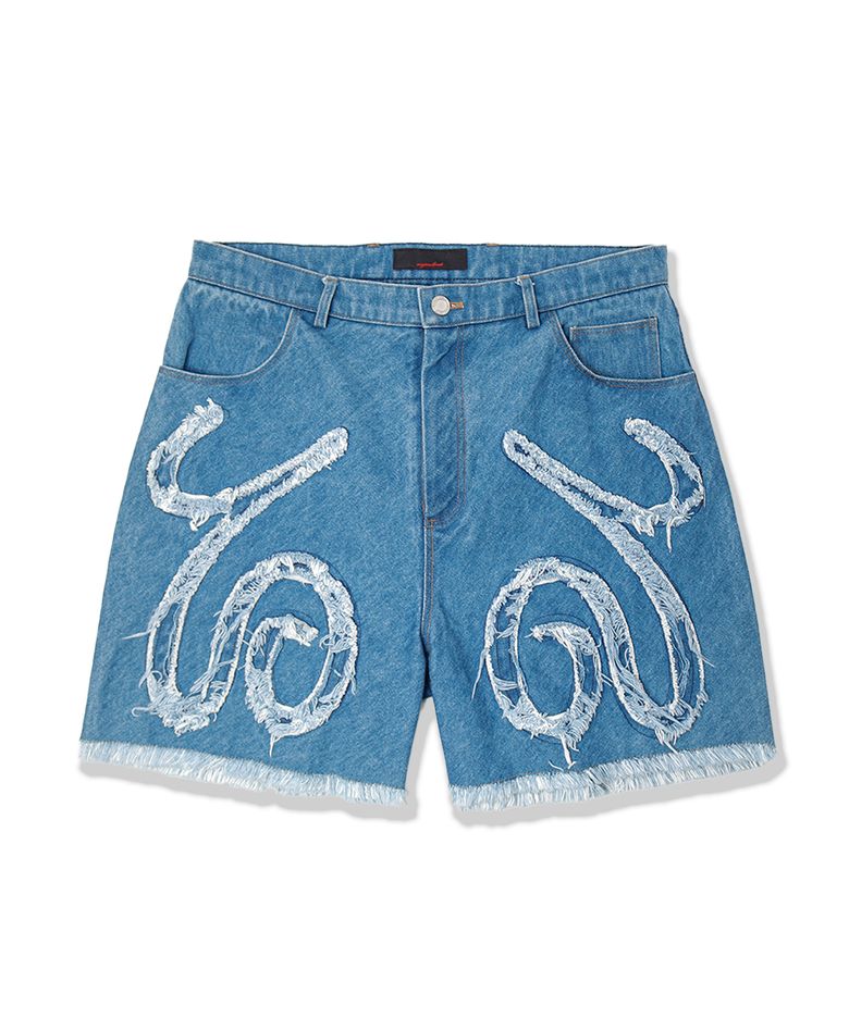 Lavender Half pants-Blue