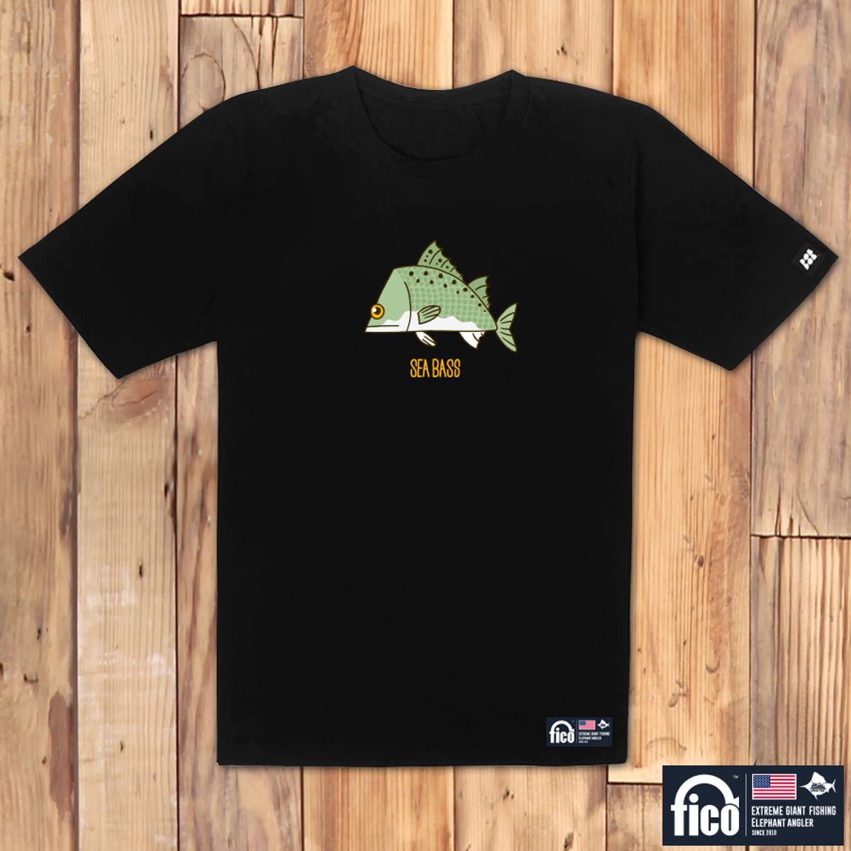 돌돌(DOLDOL) FICO_tshirts-207 익스트림 낚시 브랜드 피코 시즌2 캐릭터 그래픽 디자인 티셔츠
