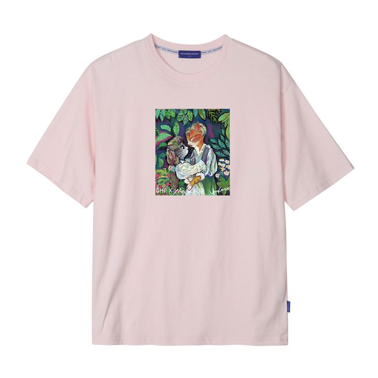 OHP X YANGCASO 전망좋은방 세미오버 반팔티