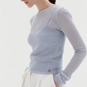 메탈 슬리브리스-스카이블루