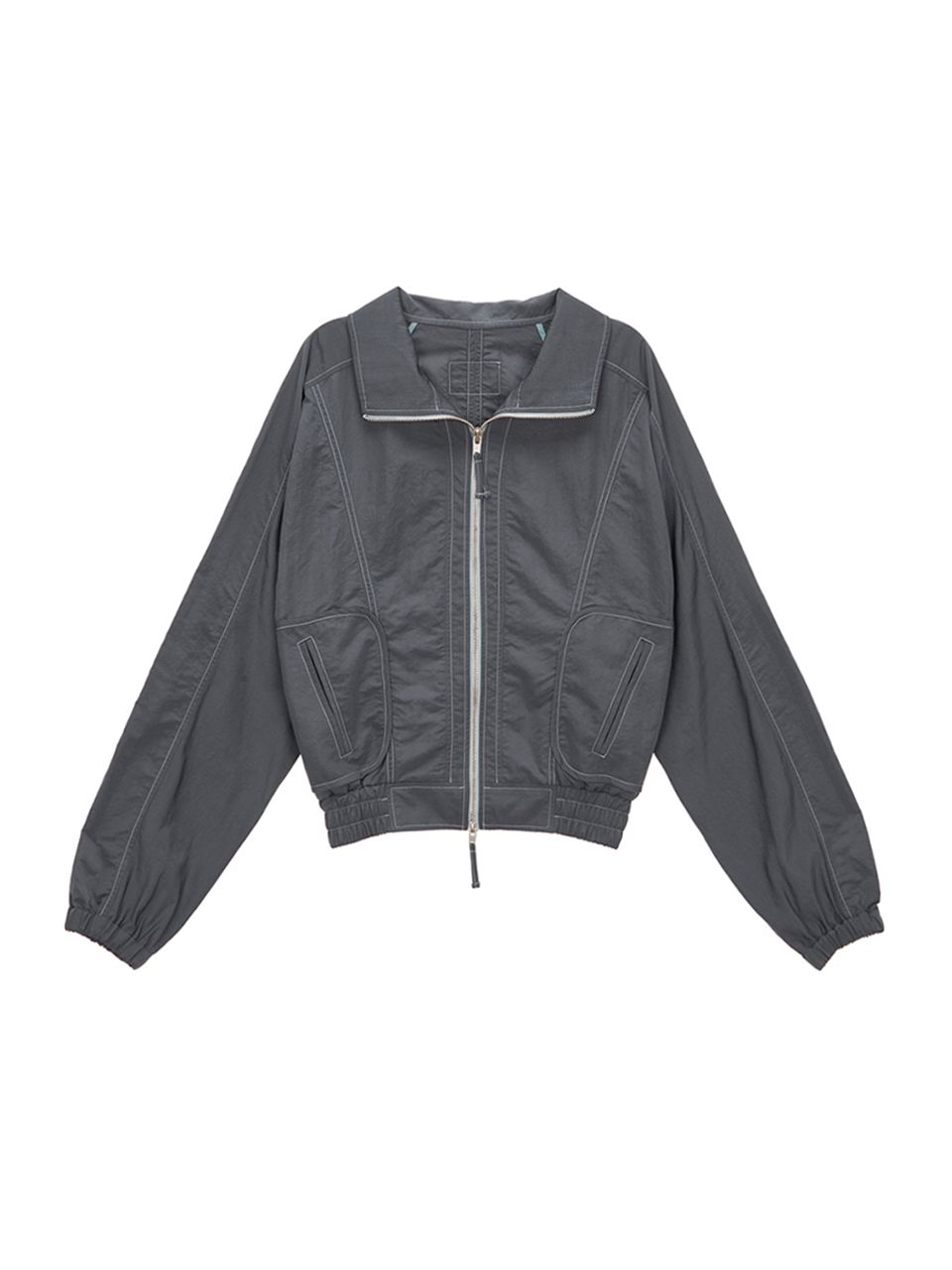 ジャケット Matin Kim CURVY CROP BOMBER JUMPER BNM090 MUSINSA | COOR Fireman Crop Bomber Jacket (Washed Grey)
