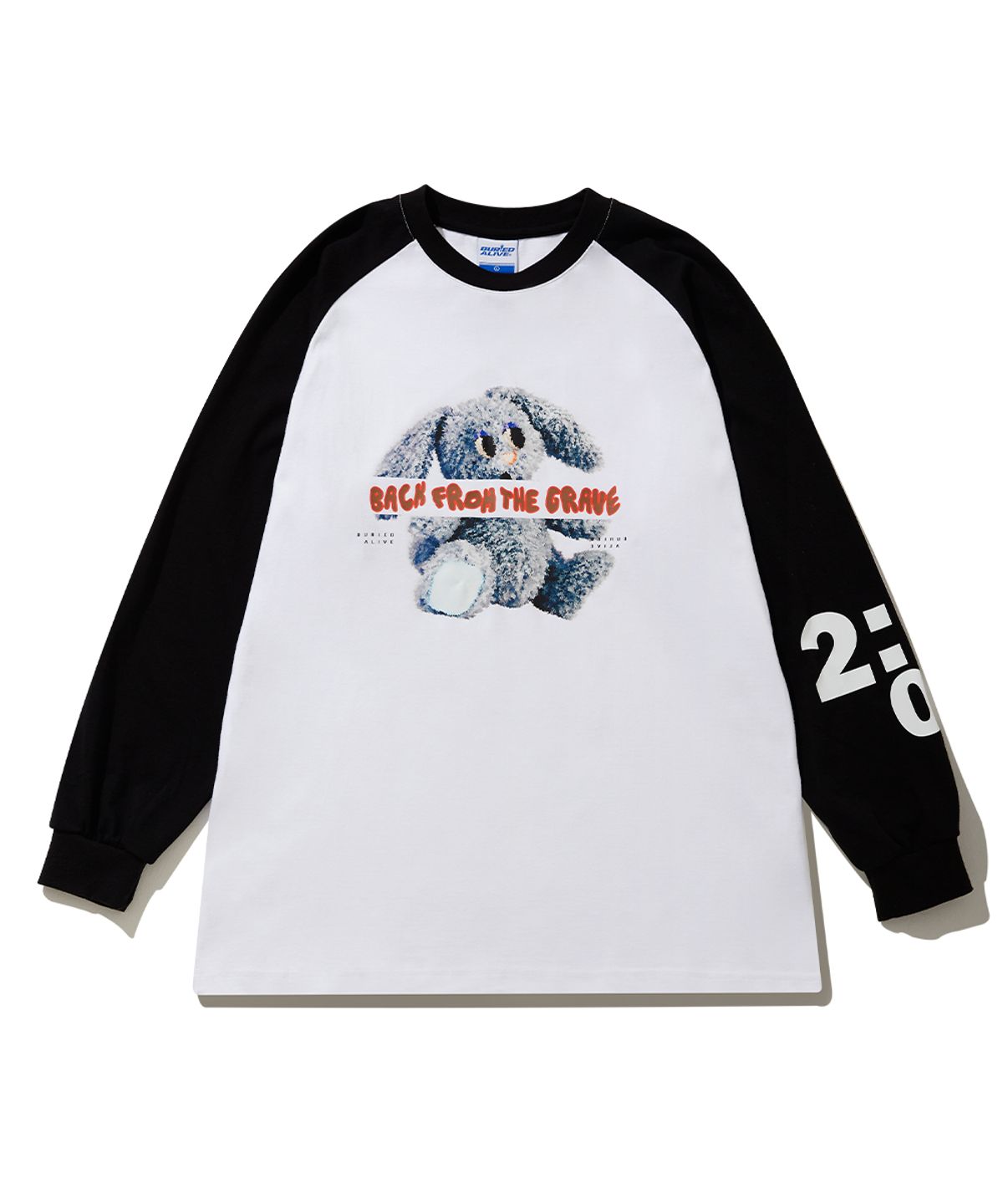 베리드얼라이브(BURIED ALIVE) BA RABBIT DOLL RAGLAN LONG SLEEVE - WHITE