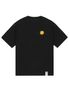 [UNISEX]옐로우실링 스몰 드로잉스마일 반팔티_블랙