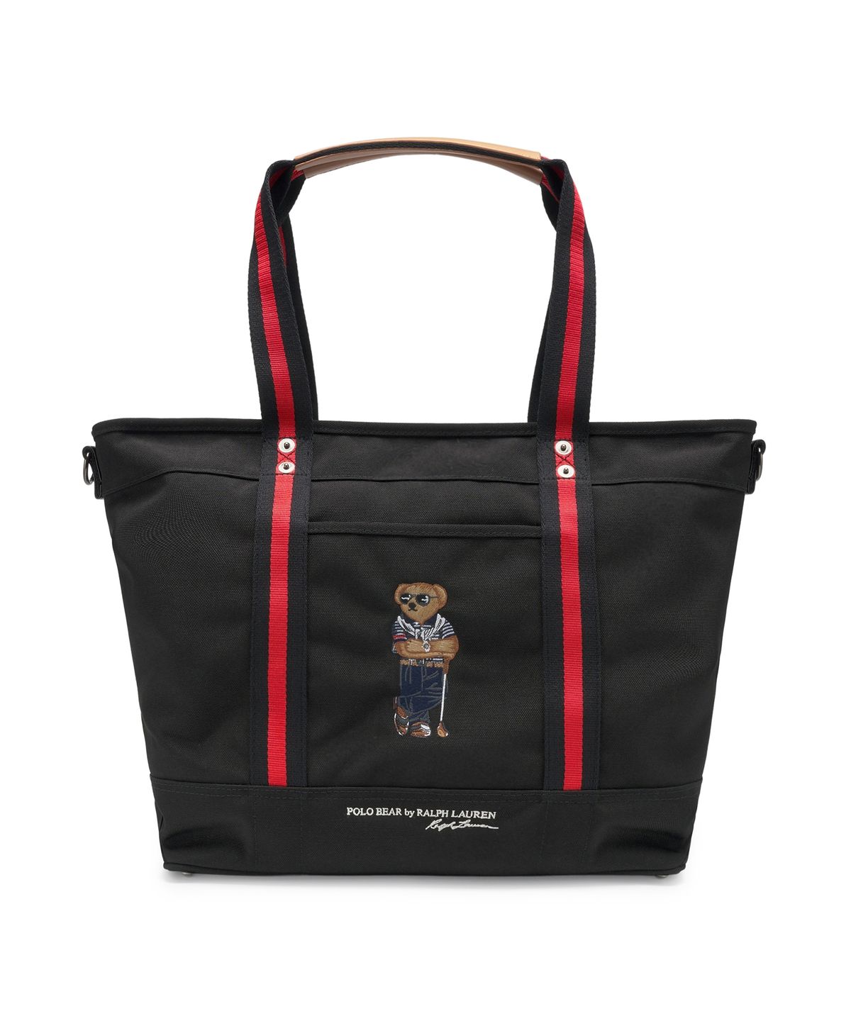 폴로 랄프 로렌 골프(POLO RALPH LAUREN GOLF) 골프 라지 토트백 - 블랙