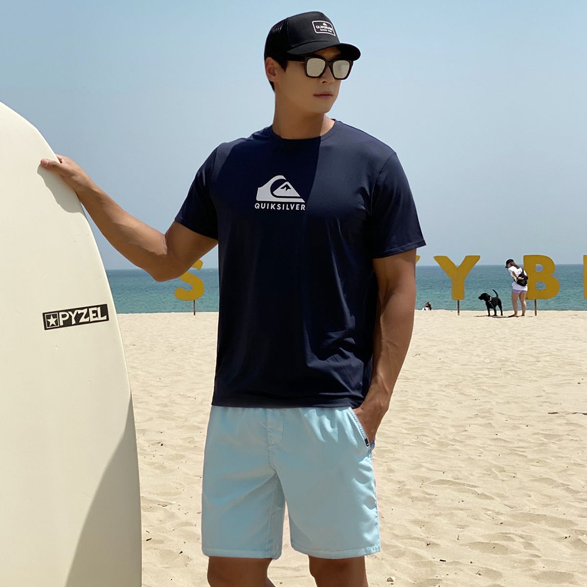 퀵실버(QUIKSILVER) 남성보드숏QS1216GMB