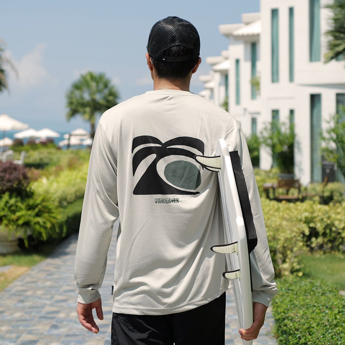 퀵실버(QUIKSILVER) 남성루즈핏래쉬가드QS921GMT