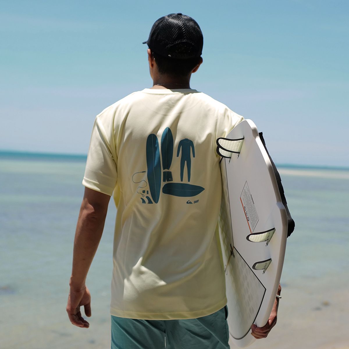 퀵실버(QUIKSILVER) 남성반팔래쉬가드QS923YMT