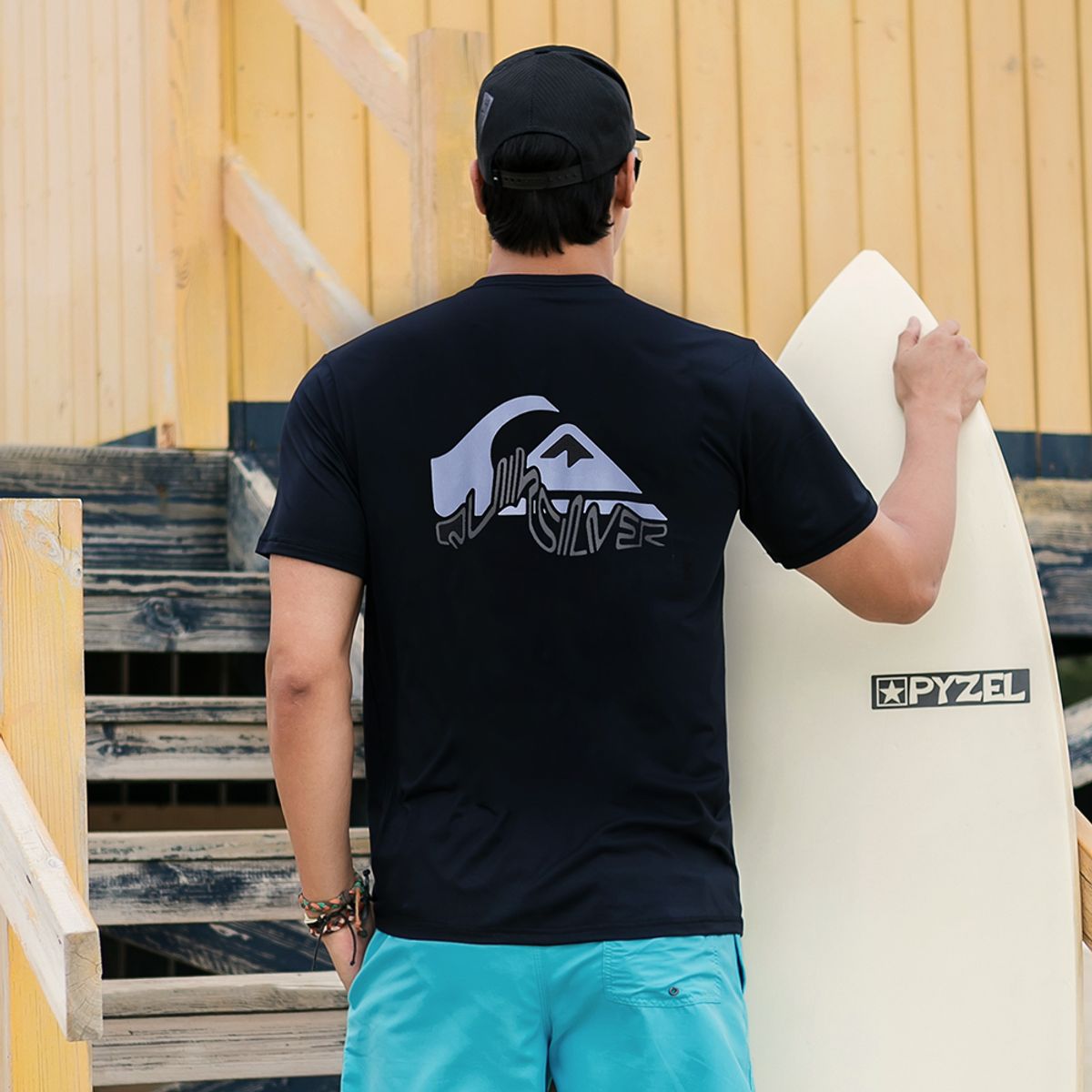 퀵실버(QUIKSILVER) 남성반팔래쉬가드QS926BMT