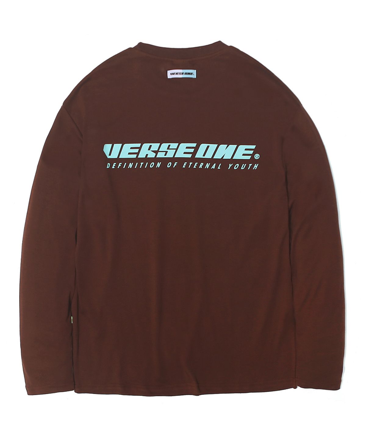 벌스원(VERSE ONE) BASIC LOGO LONG SLEEVE T-SHIRTS MOCHA