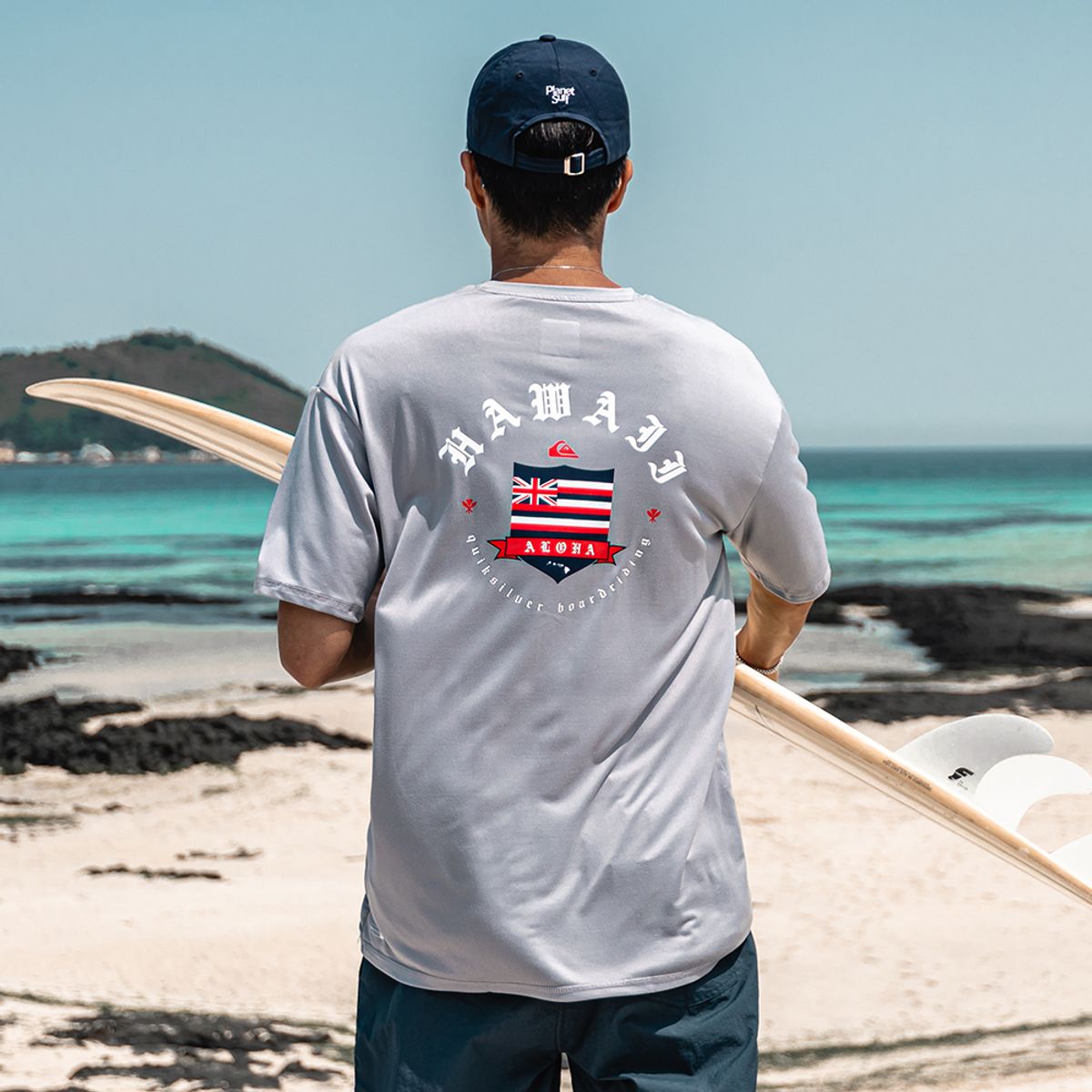 퀵실버(QUIKSILVER) 남성반팔래쉬가드QS973SMT