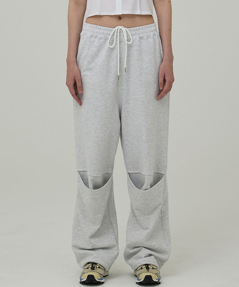 SLIT PANTS IN GREY(와이드 팬츠)