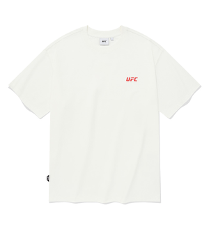 UFC 소로나 릴렉스핏 반팔 티셔츠  오프화이트 U2SSW2317OW