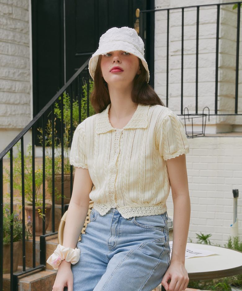 PETIT CROCHET KNIT (CREAM)