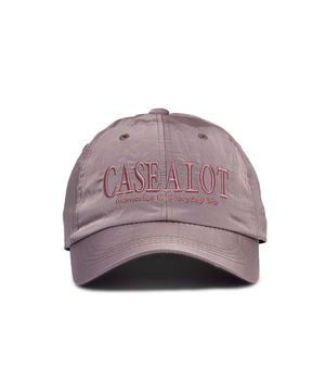 Nylon ball cap - purple grey