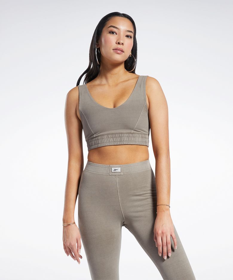 CL RBK ND FITTED BRALETTE - 그레이 / HN4394