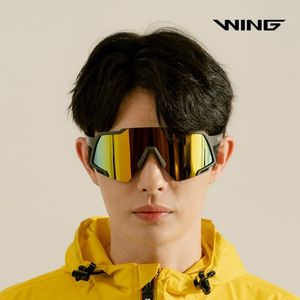 미러 스포츠 고글 알리 Ali(다크그레이_오렌지)