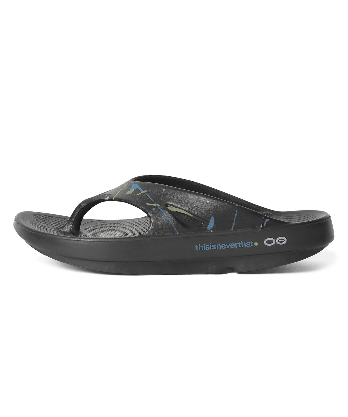 디스이즈네버댓(THISISNEVERTHAT) TNT OOFOS Flip Flop Black