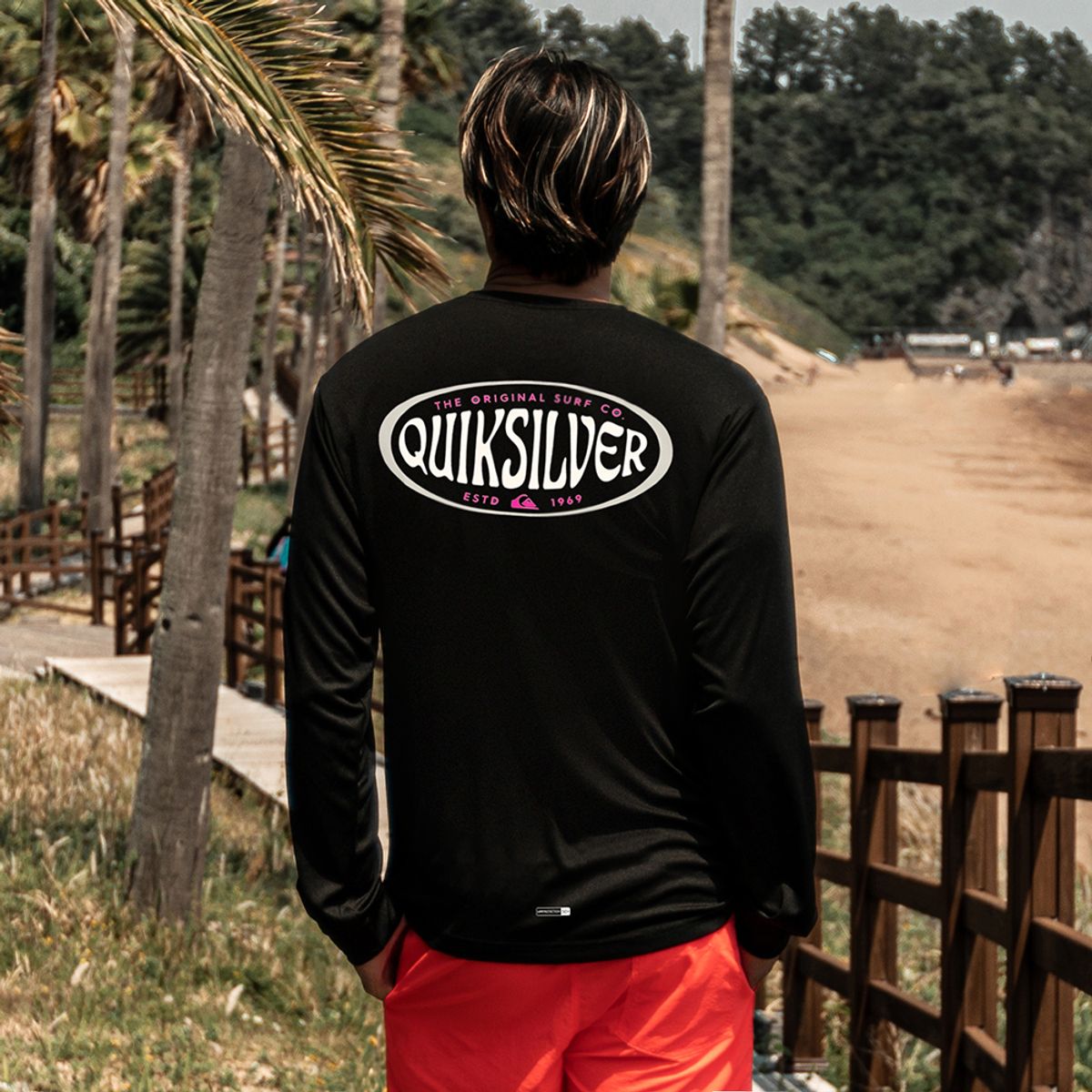 퀵실버(QUIKSILVER) 남성루즈핏래쉬가드QS930BMT